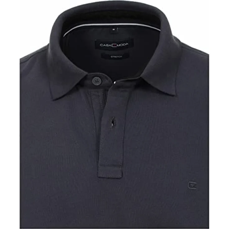 CASAMODA Poloshirt CASAMODA Polo-Shirt uni, bügelleicht, 95 % Baumwolle, 5 % Elasthan, Kurzarm – Bild 3