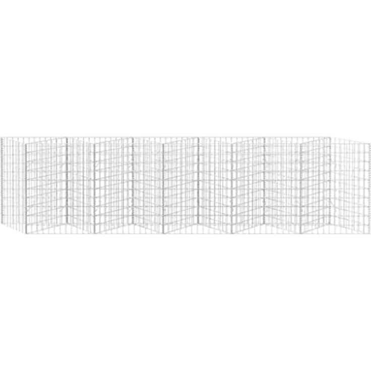 vidaXL Gabionenkorb Pflanzkasten GemüseHochbeet Stahl 300×30×100 cm – Bild 6