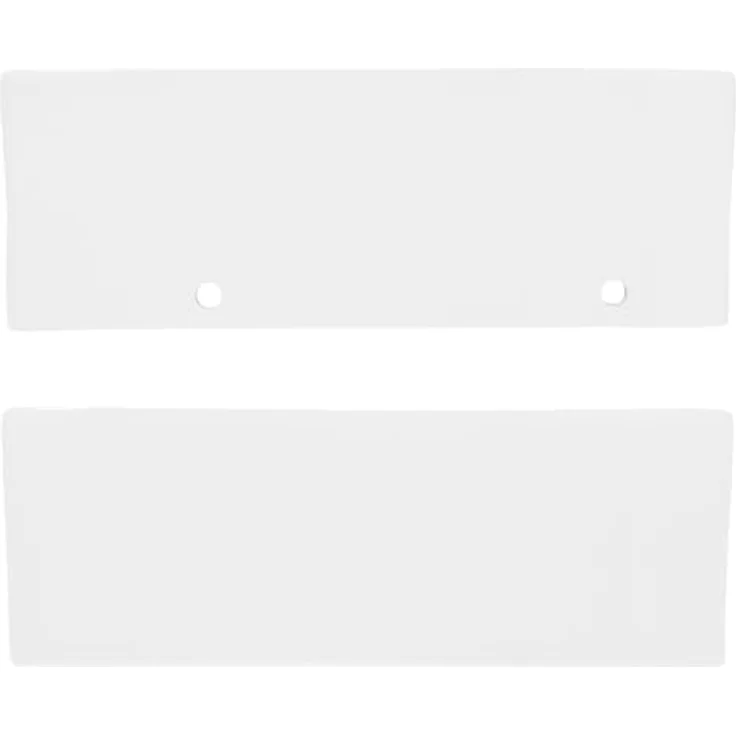 ECD Germany Waschbecken 350 x 205 x 125 mm Keramik Weiß – Bild 4