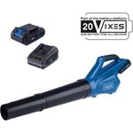 Scheppach Akku-Laubbläser C-BL700-X 20V IXES, Kabelloses Gebläse mit 155 km/h Luftgeschwindigkeit, grün