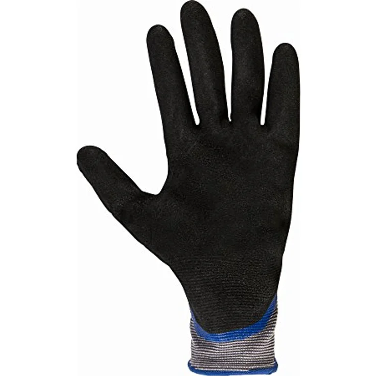 STIER Montagehandschuhe, 12 Paar, Flex Dry, Größe 8, Nitrilbeschichtet, Abrieb-& Weiterreißfest, blau, Öl- und Wasserbeständigkeit – Bild 2