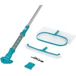Bestway® Poolpflege-Set AquaSurge™ mit akkubetriebenem Poolsauger, Kescher und Poolbürste für Poolgrößen bis 610 cm, kabellos mit USB-Aufladung