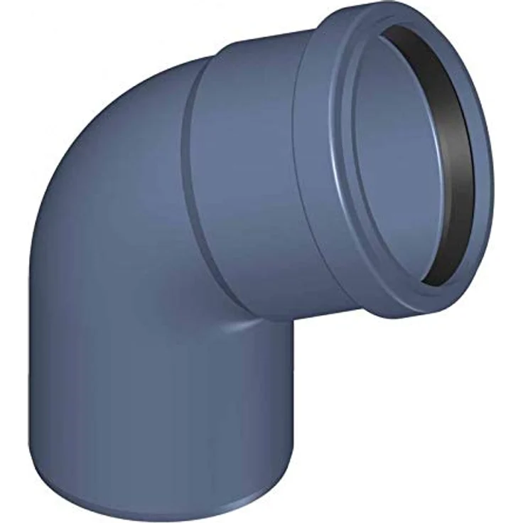 POLOPLAST POLO-KAL NG Bogen DN 75, 67,5 Grad, schalldämmend, blau, hohe Ringsteifigkeit, 20 Jahre Garantie – Bild 2