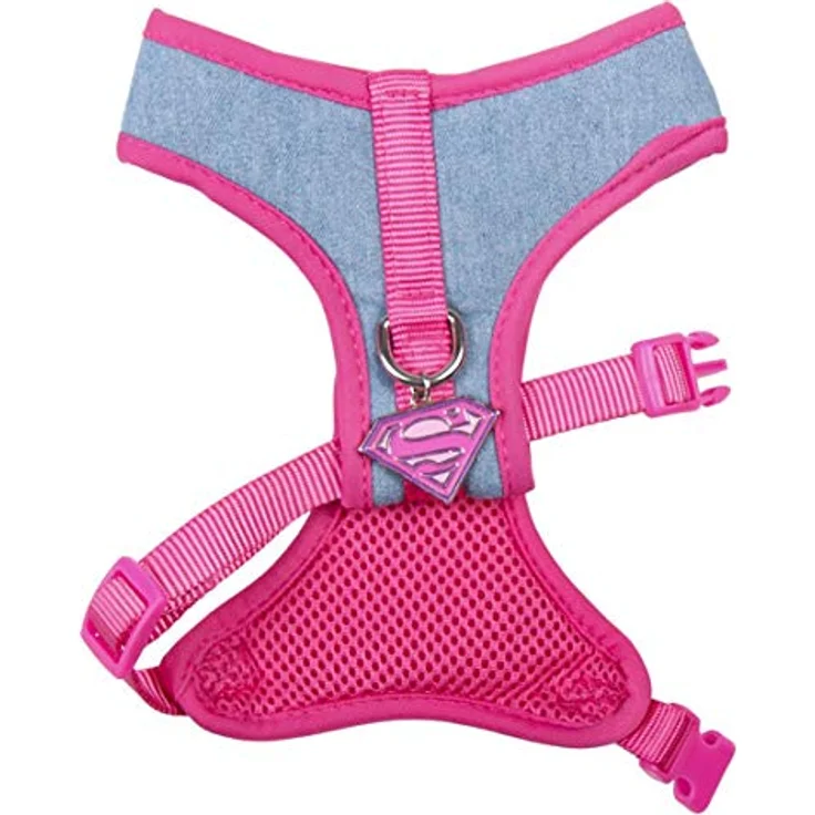 Cerdá Life'S Little Moments Arnes für große Hunde Desuper Girl, gepolstertes Hundegeschirr mit Schnellverschluss, für Halsumfang 48 cm und Brustumfang 60-95 cm, offiziell lizenziert von DC Comics – Bild 2