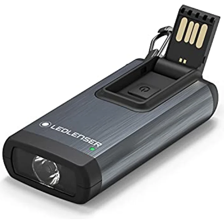 Ledlenser K6R wiederaufladbare Mini Taschenlampe grau schwarz – Bild 3