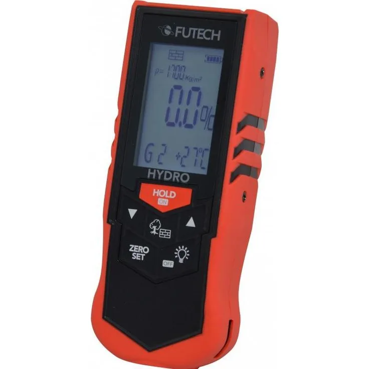 Futech 195.10 Hydro-Ultraschall-Feuchtigkeitsmessgerät, präzises Feuchtigkeitsmessgerät mit Ultraschalltechnik