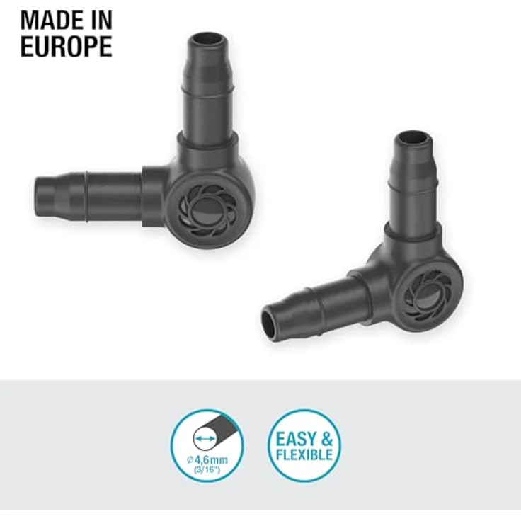 GARDENA Micro-Drip-System L-Stück 4,6 mm (3-16-'-') - Inhalt: 10 Stück L-Stück – Bild 3