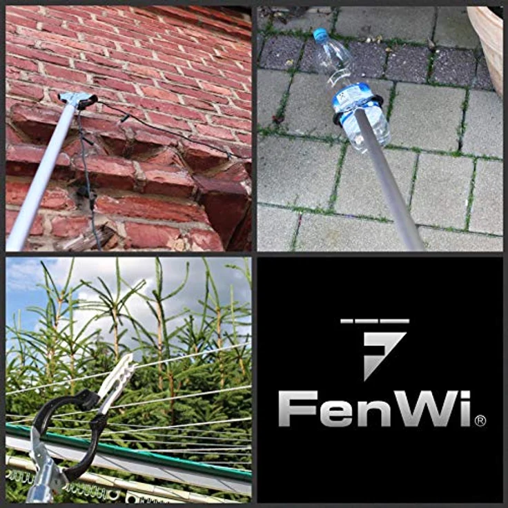 "**FenWi Multifunktions-Greifer | Müllzange aus Aluminium | stabile Greifhilfe für Haus Hof Garten | ergonomisch und leicht | 96,7 cm**" – Bild 4