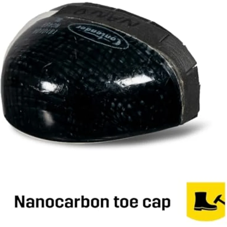 Safety Jogger ACDC LIGERO2 TLS, Sicherheitshalbschuh S1P mit ultraleichter Nanocarbon-Zehenkappe, rutschfester Laufsohle und TLS Schnellverschluss, schwarz/weiß – Bild 3