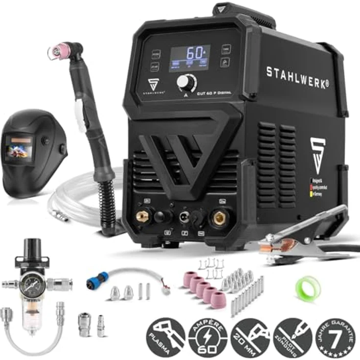 STAHLWERK CUT 60 Pilot IGBT Plasmaschneider 60 Ampere, Pilotzündung, bis 24mm, 7 Jahre – Bild 3