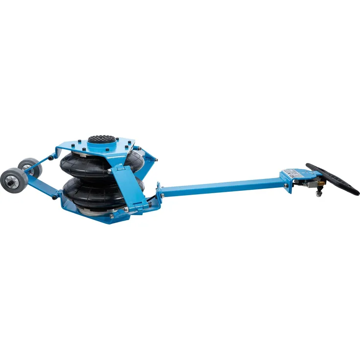 BGS technic Pneumatischer Ballon-Wagenheber | fahrbar | max. 410 mm | 2000 kg, Druckluft unterstütztes System, resistente Hubballons