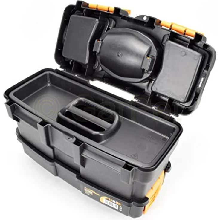 Werkzeugkoffer leer doppelt stapelbar Werkzeug Angel Box Kiste Kasten Toolbox 35 – Bild 4
