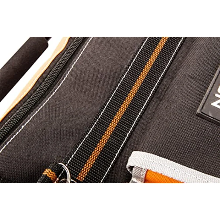NEO TOOLS Werkzeugtasche 49.5 x 38 x 27 cm (LxHxW), Nylon 600D, 32 Innentaschen, 12 Außentaschen, stabiler Boden, Griff und Riemen – Bild 5