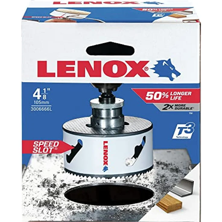Lenox T30066-66L HSS-Bi-Metall Lochsäge, Bohr Durchmesser 105 mm – Bild 2