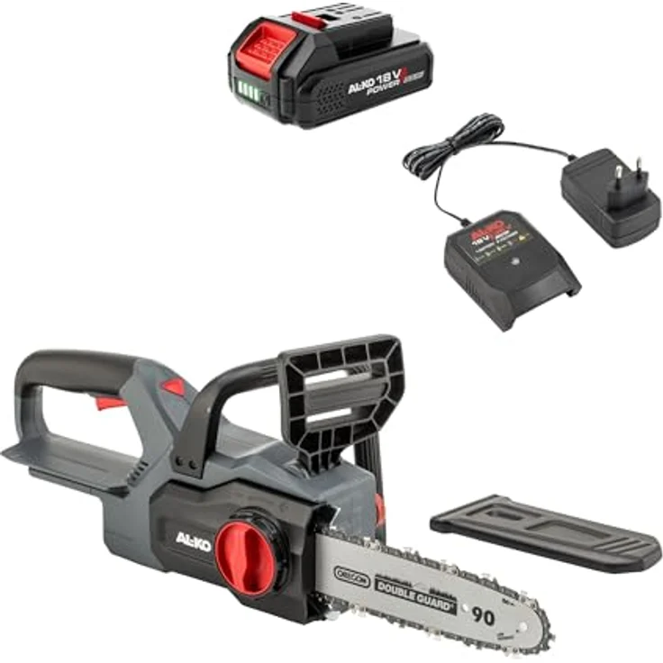 Al-Ko CSD 1825 Set, Akku-Kettensäge mit 25 cm Oregon-Schwert, inkl. 2,5 Ah Akku und Ladegerät – Bild 1