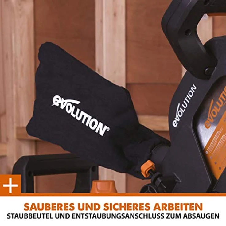Evolution Power Tools - R210SMS-300+ Mehrzweck-Gleit-Gehrungssäge mit Plus Pack, 210 mm (230 V) – Bild 22