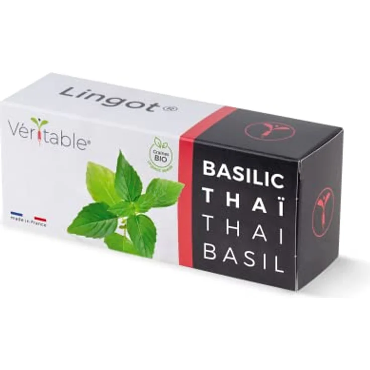 Veritable Anzuchttopf Lingot Thai Basil - Bio-Nachfüllung für indoor Gartenanlagen, 100% natürliche Zutaten – Bild 1