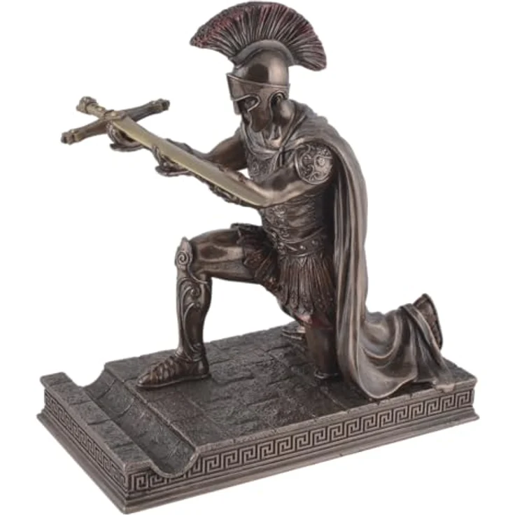 Veronese 708-7407 Brieföffner römischer Zenturio kniet mit Schwert Skulptur Figur Rom Legion – Bild 7