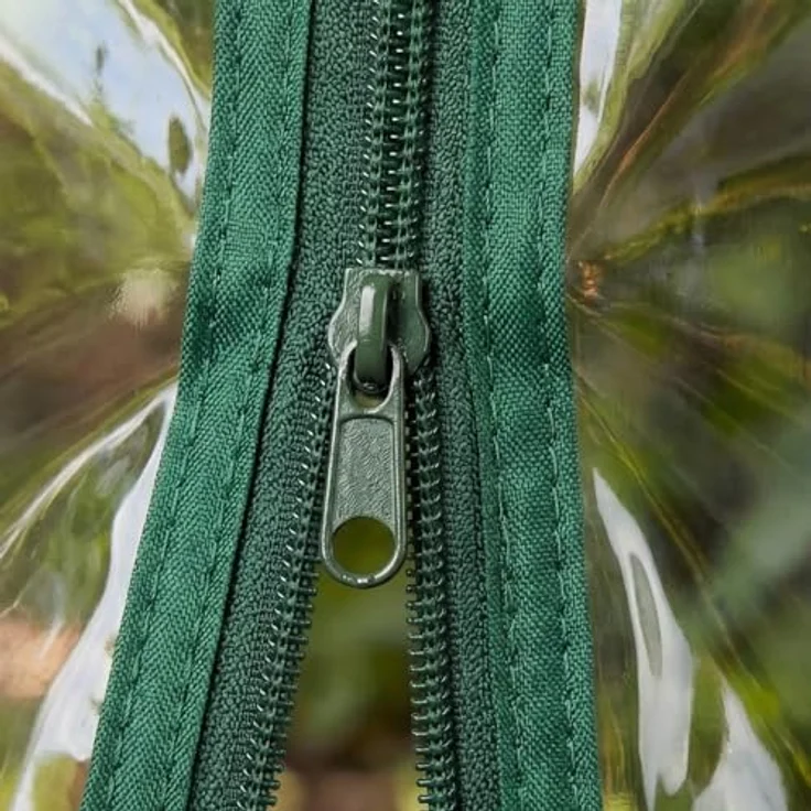 EDENIA Mini Folien Gewächshaus MIVA, freistehend mit 4 Regalen, transparente PVC-Folie, 143 x 73 x 195 cm – Bild 6