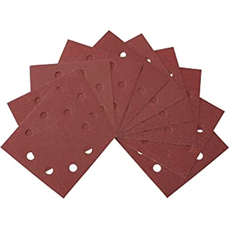 Dewalt Schleifpapier (Klettfix 115 x 115 mm, K60, gelocht (8 Loch ringförmig), Mehrzweck-Holz-Farbe - Trockenschliff) DT3021-QZ – Bild 2