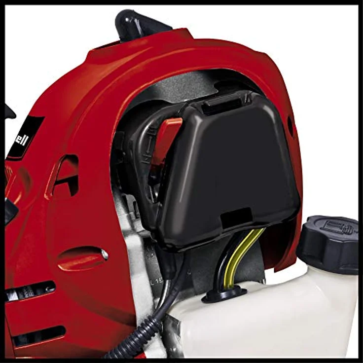 Einhell Benzin-Sense GC-BC 25-1 I AS (0.6 kW, vibrationsarmer 2-Takt-Motor, Bikegriff, Split Shaft, 3-Zahn-Messer + Doppelfadenspule mit Tippautomatik, Quick-Start), Schnittbreite: 42 cm – Bild 4