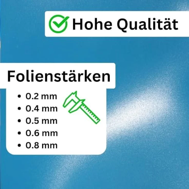 SAXONICA Poolfolie Ovalpool 623 x 360 x 120 cm I SonaLiner I 0,8 mm I blau – Bild 4