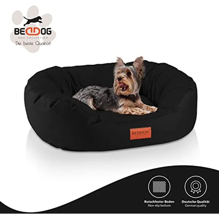 BedDog Hundebett Mittelgroße Hunde - Hundekissen L - Hundekorb - Hundekörbchen - Hundesofa - Hundebetten für Mittelgroße Hunde - Dog Bed - Hunde Bett - Körbchen Hund Alicante-Gewebe – Bild 4