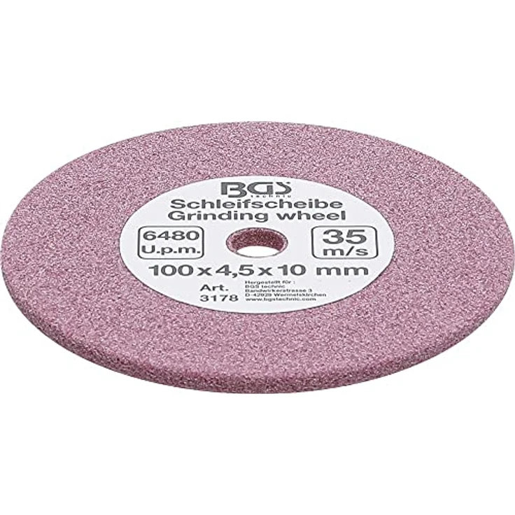Schleifscheibe 100x4,5x10mm für Sägekettenschärfgerät – Bild 3