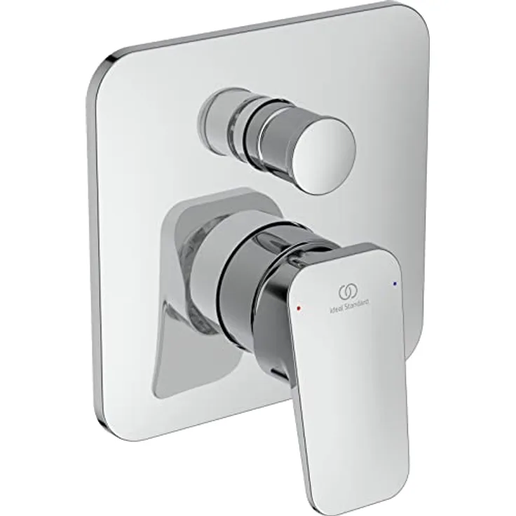 Ideal Standard Ceraplan, Unterputz-Badearmatur in Chrom, mit keramischer Kartusche und Eco-Funktion