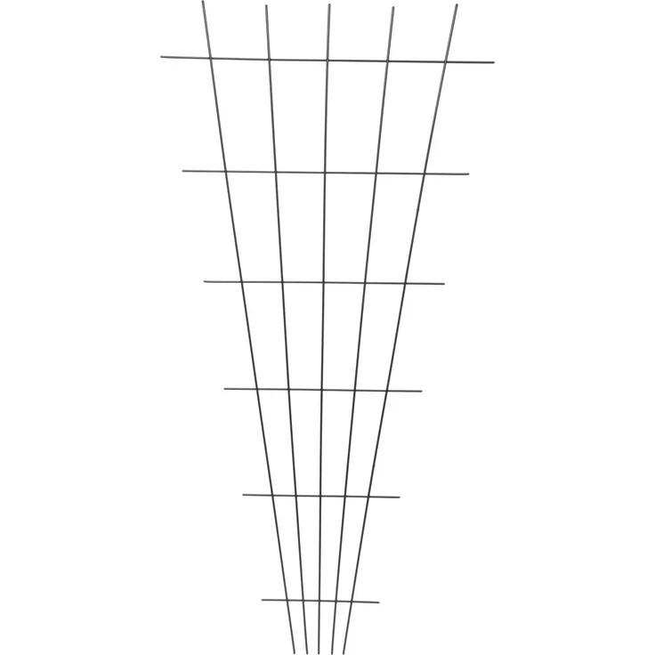 TrendLine Rosenspalier anthrazit, 150 x 75 cm