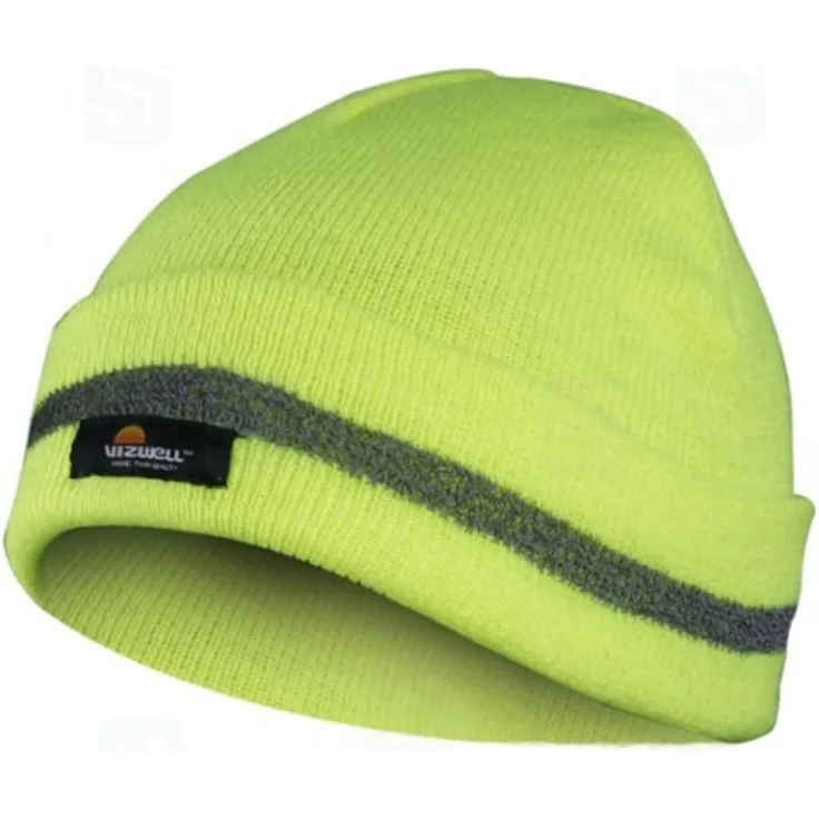 Arbeitsmütze Warnschutz-Wintermütze, Gelb Größe Einheitsgöße