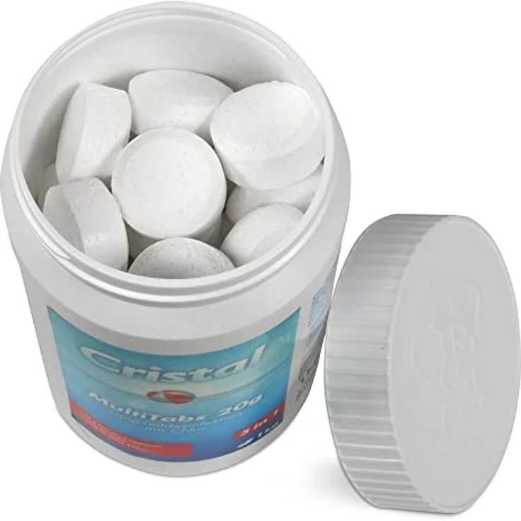 Cristal SET MultiTabs Chlor 5 in 1 (20 g), Chlordosierer + Teststreifen – Bild 6