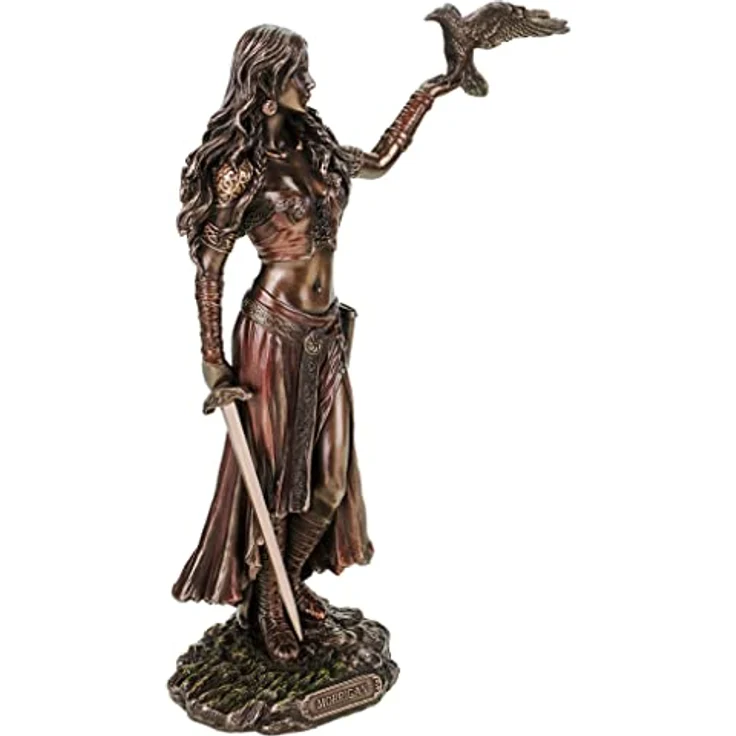 Morrigan keltische Göttin der Geburt der Schlacht und dem Tod Skulptur Figur – Bild 3