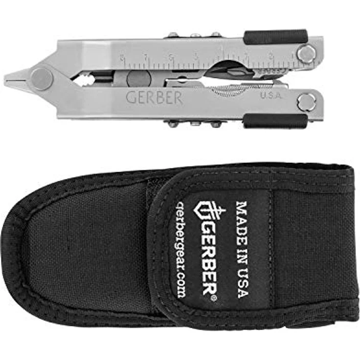 Gerber MP600 Pro Scout, Multifunktionswerkzeug mit 14 Funktionen, Edelstahl, Einhandöffnung, Nylon-Holster – Bild 2