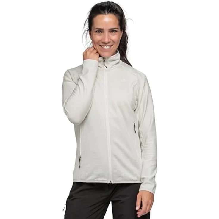 Schöffel Fleecejacke Style Cascata WMS für Damen, grau, 2-Wege-Stretch, hoher Tragekomfort, zwei Reißverschlusstaschen – Bild 3