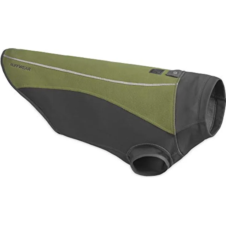 RUFFWEAR Climate Changer Pullover, Leichte, Wetterfeste und Warme Hundejacke mit Konturierten Flügelärmeln, Cedar Green, X-Large