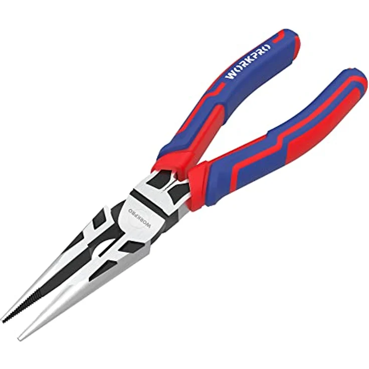 WorkPro Flachzange WorkPro WP231021 Universal Langbeckzange Chrom-Vanadium Stahl 200 mm, ergonomischer Griff, robust und korrosionsbeständig – Bild 1
