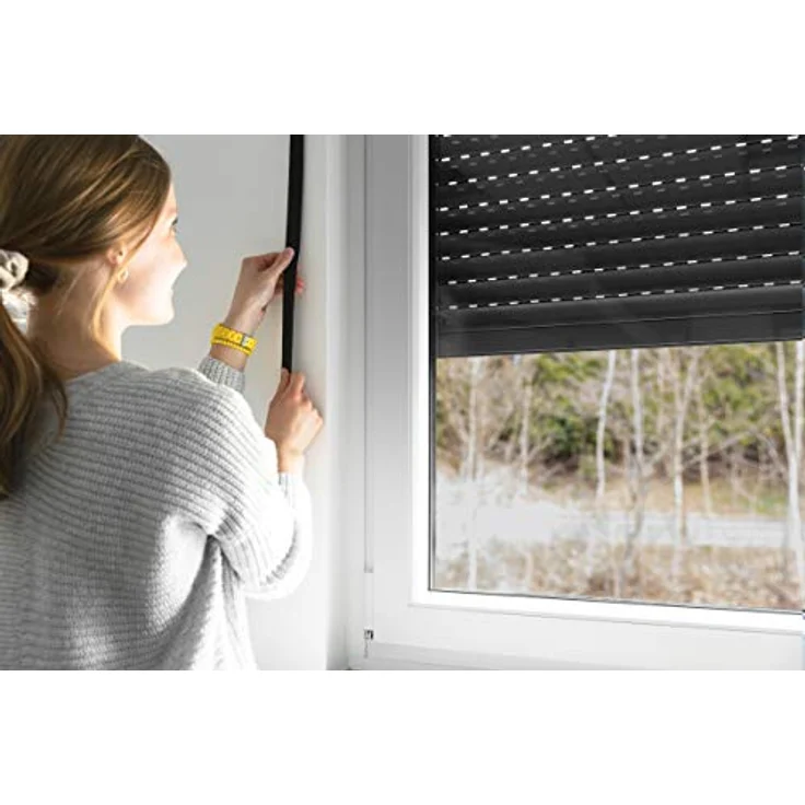 Schellenberg 36007 Rolladengurt 23 mm x 6,0 m System MAXI, Rollladengurt, Gurtband, Rolladenband, schwarz – Bild 2
