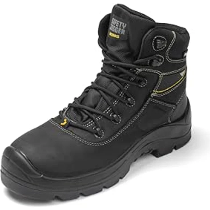 Safety Jogger Basalt Mid S7S ESD, Sicherheitsschuh Größe 44, wasserdicht und atmungsaktiv, metallfrei, hitzebeständig – Bild 1