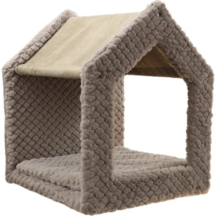 Kerbl Pet Kletterwand Monte Baldo für Katzen, 6-teilig, grau, individuelle Montierbarkeit, Spiel- und Entspannung, Krallenpflege – Bild 5