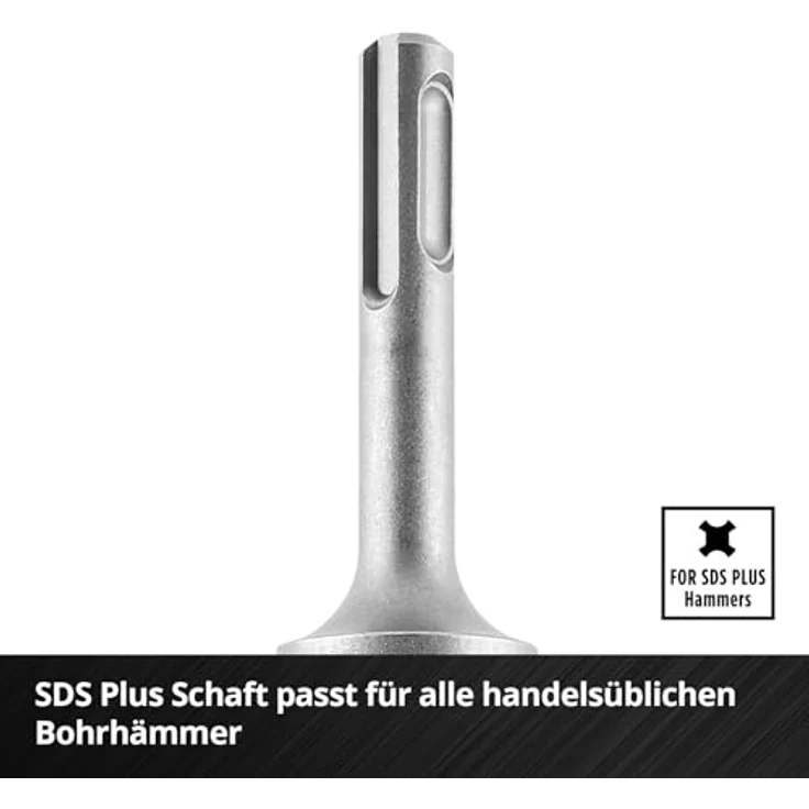 Einhell HM-Bohrer- und Bit-Set, 82 mm Hohlbohrkrone mit 8 Hartmetallzähnen, SDS-Plus-Schaft, inkl. Zentrierbohrer 8 mm – Bild 6