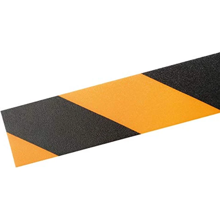 Durable Bodenmarkierungsband Duraline, zweifarbig, selbstklebend und wiederablösbar, 50 mm x 0,5 mm x 15 m, gelb/schwarz, 1043130 – Bild 2