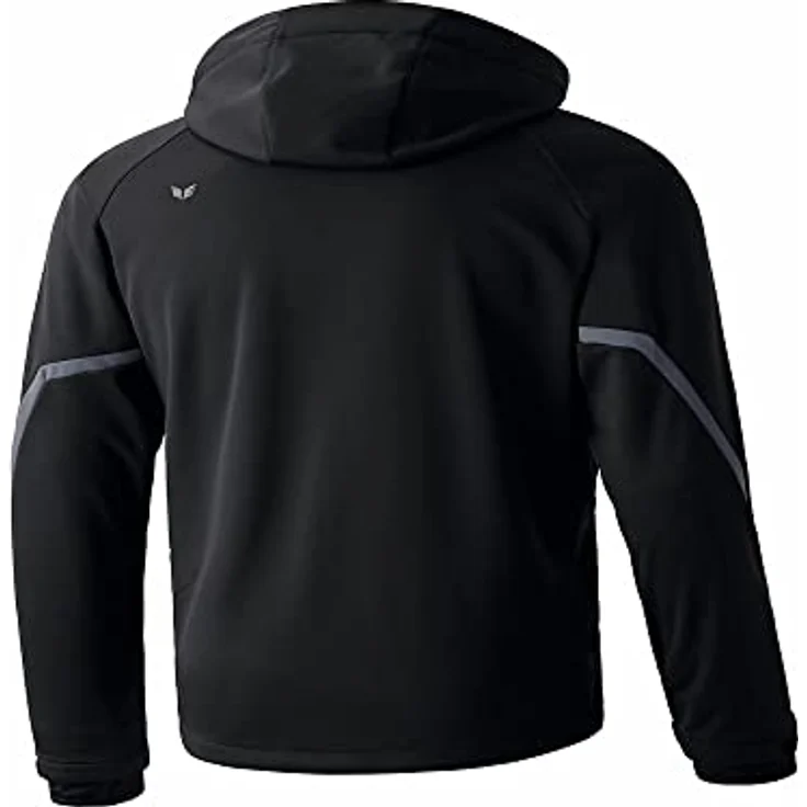 Erima Softshelljacke Herren Softshelljacke Function, wind- und wasserabweisend, atmungsaktiv, abnehmbare Kapuze, Handstulpen, marine – Bild 2