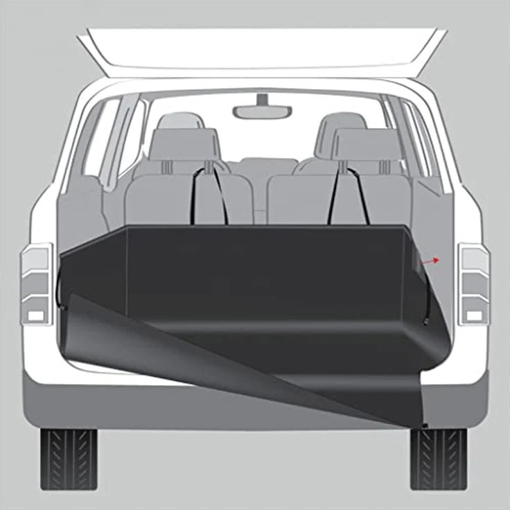 Trixie Kofferraum Schondecke mit Stoßstangenschutz – Bild 4