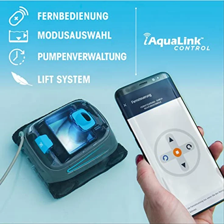 Zodiac Cnx 40 Iq Poolroboter Silber für PVC, Polyester und Fliesenbecke – Bild 5