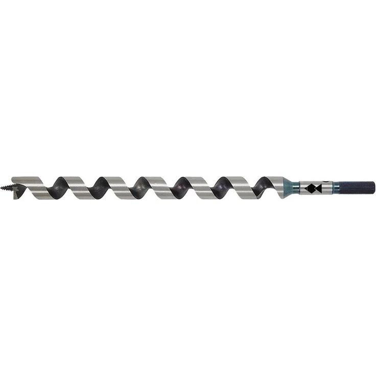 Fisch Holzbohrer, Schlangenbohrer WS S, 6-kant 22 x 390/460 mm, Schaft-Aufnahme 11 mm