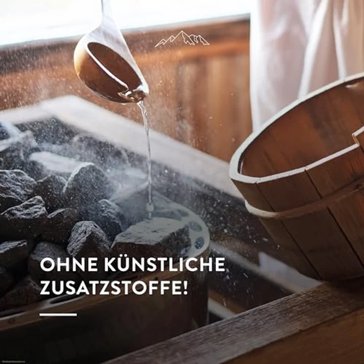 AllgäuQuelle Saunaaufguss, 100% reine Bio Öle mit Alpenzirbe, Fichte, Latschenkiefer und Minze, 100ml – Bild 4