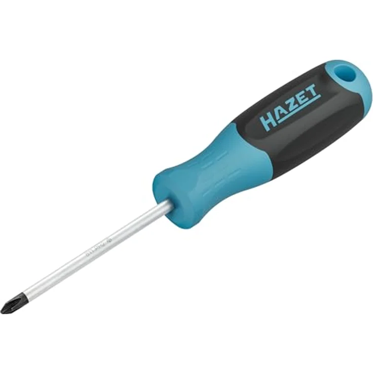 HAZET Schraubendreher 811-PH2, Kreuzschlitz Profil PH, PH2, 215 mm Gesamtlänge, rutschfester 3-Komponenten-Griff – Bild 1