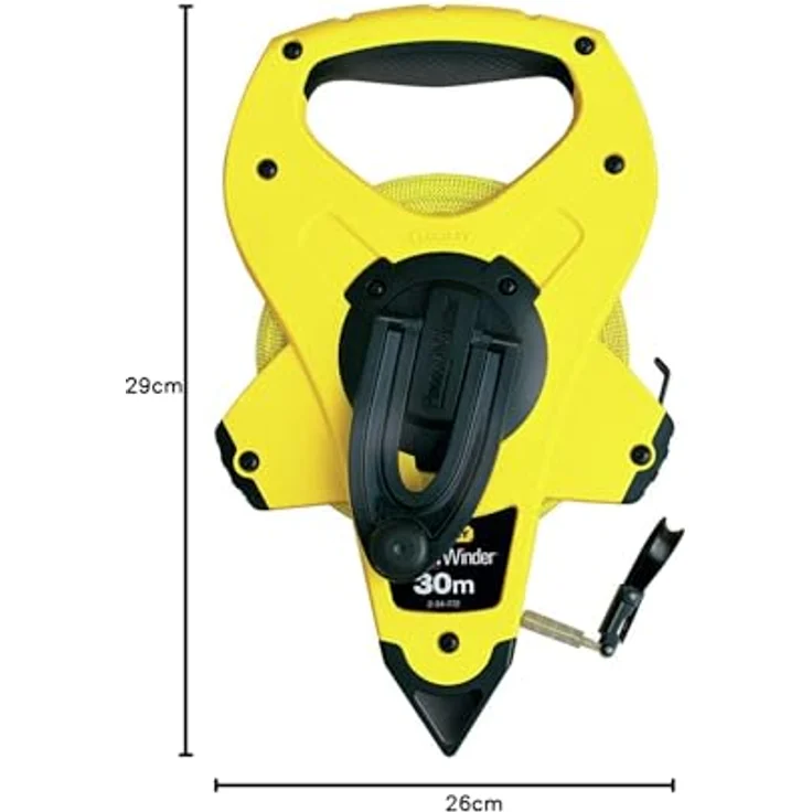 Stanley Rahmenbandmass Power Winder Fiberglas (30 m Länge,ergonomisch, Genauigkeitsklasse III) 2-34-772 – Bild 5