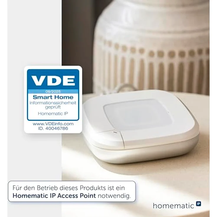 Homematic IP Smart Home Wassersensor 160017A0, zuverlässiger Wassermelder mit Sirenenalarm und Push-Benachrichtigung, batteriebetriebene Sicherheit für innen und außen – Bild 4
